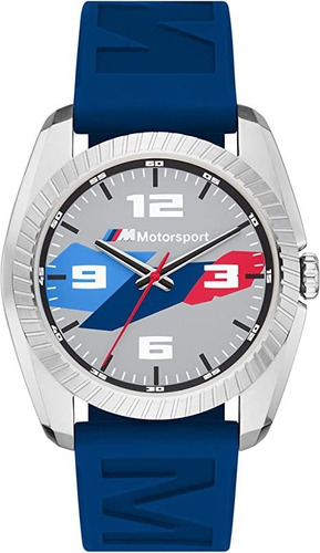 Bmw M Motorsport - Reloj De Cuarzo De Acero Inoxidable Para