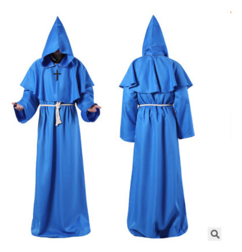 Disfraz De Monje Medieval Vintage De Horror Grim Reaper
