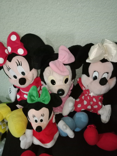 Muñecas Peluche Minnie Mouse Disney Precio Por Las 4 Lote
