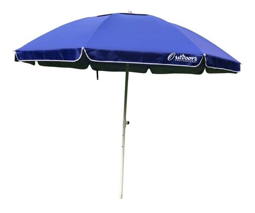 Sombrilla Sombrilla de Playa con Deflector de viento Outdoors Professional U2080 reclinable  color azul