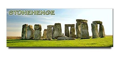 Imán De Nevera Panorámica De Stonehenge Inglaterra Reino Uni