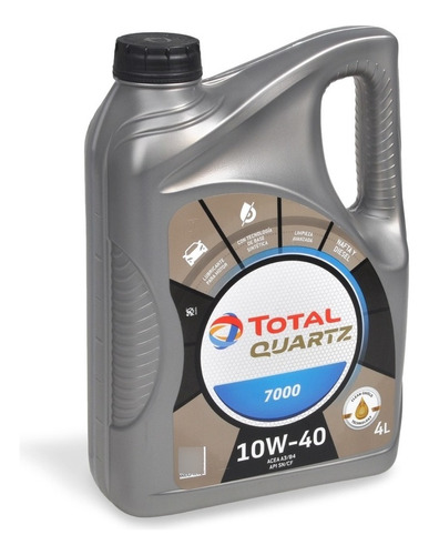 Aceite Total 7000 4 Litros Para Peugeot 207 Compact 1.4 N