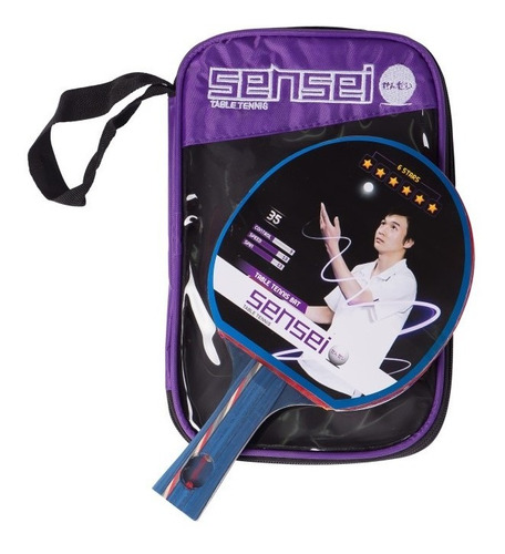  Paleta Ping Pong Sensei 6 Estrellas