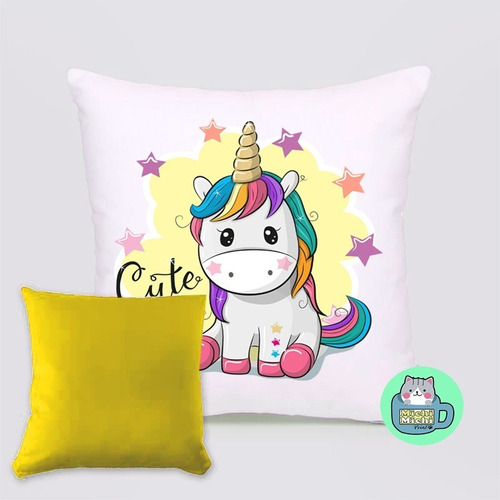 Cojín Unicornio, Ideal Para Regalo