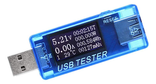 Comprobador Seguridad Usb Para Dc 30 5 Amperio Medidor Lcd