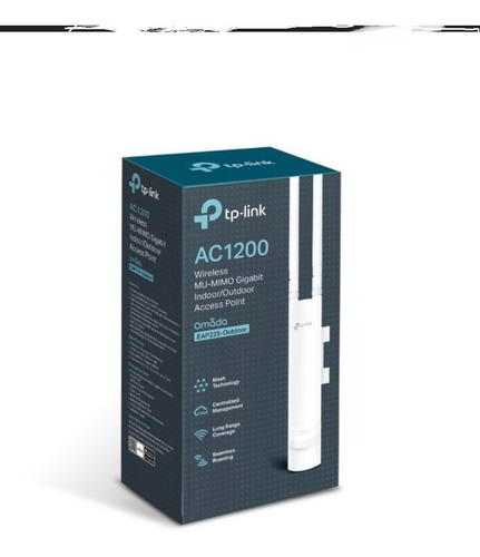 Access point exterior TP-Link Omada EAP225-Outdoor V1 blanco 110V/220V