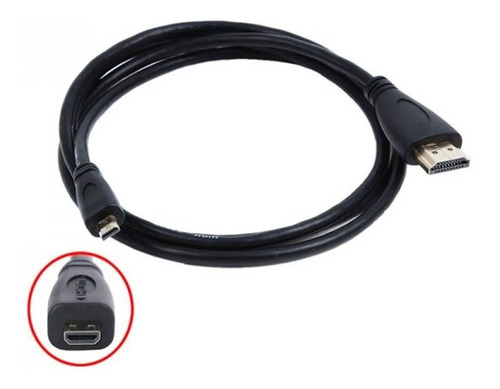 Cable Micro Hdmi A Hdmi 1080p Full Hd Camaras Gopro  1.5mts