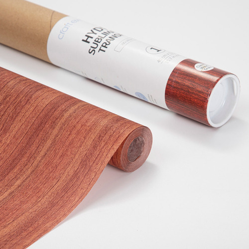 Papel Para Hidro Sublimacion, Madera Roja 38x122cms