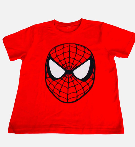 Polera Niño Diseño Spiderman Talla 8.