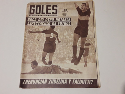 Revista Goles N° 914 De 1966 Renuncian Zubeldia Y Faldutti?