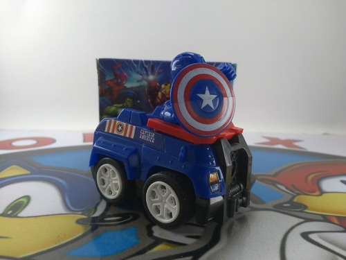 Marvel Vingadores - Miniatura Carrinho Capitão América