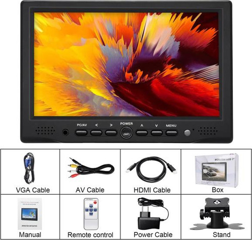 Oscy Monitor Pequeño De 7 Pulgadas 1024xp 1080p Mini Monitor