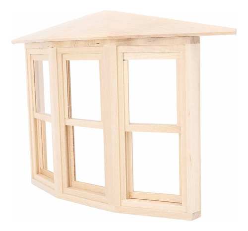 Ventana En Miniatura 1:12 Con Forma De Casa De Muñecas, Made