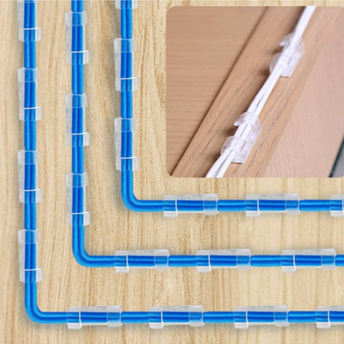 360 Clips Organizadores De Cables Autoadhesivos For Gestión