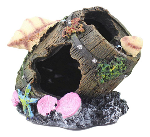 Decoración De Acuario De Resina Para Peces, Escondite, Refug