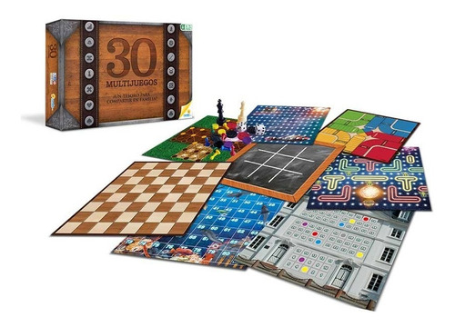 Juegos De Mesa Multijuegos Económico X 30 Juegos Ronda