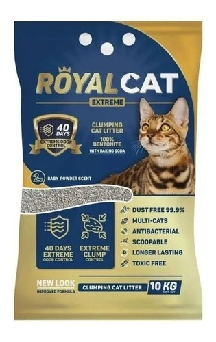 Arena Royal Cat Scoopable 10kg Aroma Talco De Bebe