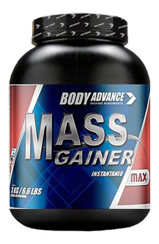 Mass Gainer 3 Kg. Ganador De Peso. Body Advance