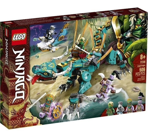 Bloques Para Armar Lego Ninjago Dragón De La Selva Cantidad De Piezas 4