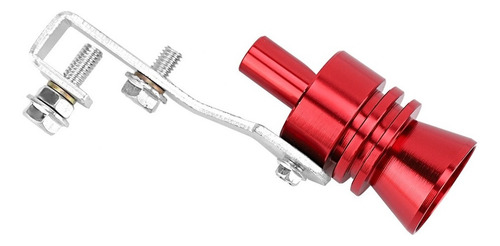 W Simulador De Tubo De Escape Con Silbato Turbo Rojo