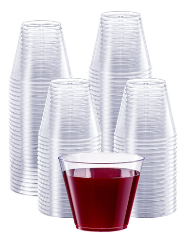 Comfy Package Vasos / Vasos De Plstico Duro Transparente [9