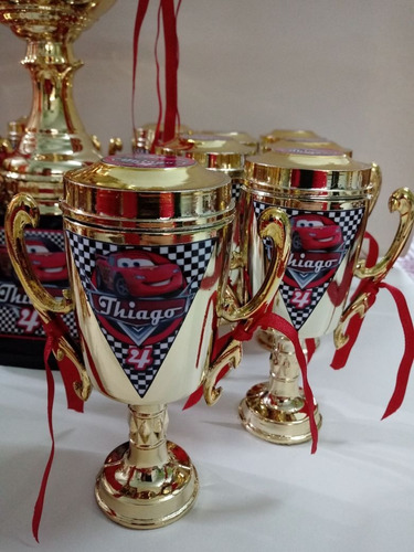 Copa Piston Cars Trofeo Premio Souvenir 12cm