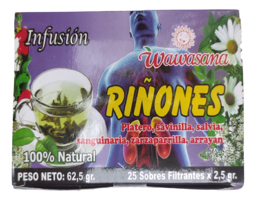  Te Hierba Filtrante Infusión 25 Sobres Riñones