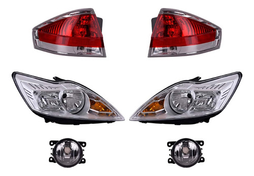 Neblineros + Calaveras + Faros Depo Focus 2009-2010