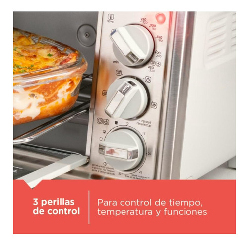 Black+decker Horno Tostador De 4 Rebanadas, To4130-1sdla Con