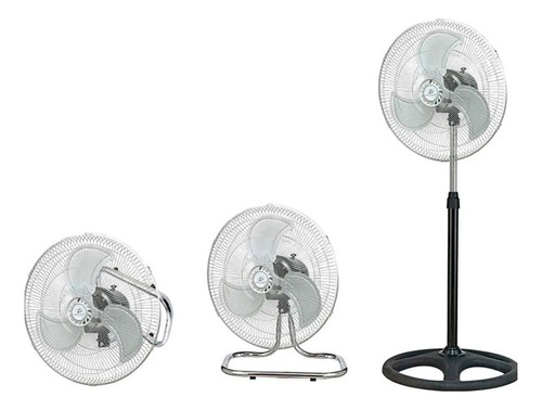 Ventilador 18 Pedestal Piso Pared 3 En 1 Diámetro 45 Cm