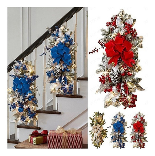 Ramo Navideño Iluminado Con Luces Led