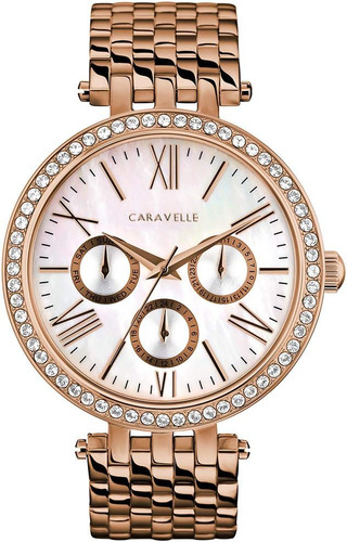 Caravelle By Bulova Dress Reloj Multifunción Para Mujer, Cri