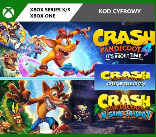 Crash Bandicoot - Quadrilogy Xbox One Series X|s Codigo