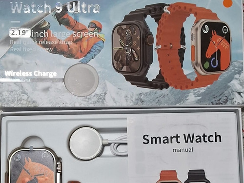 Reloj Inteligente Smartwatch Ultra 9 Naranja