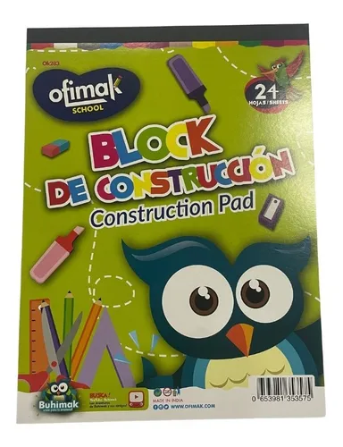 comprar Block Construcción Escolar 24 Hojas Ofimak
