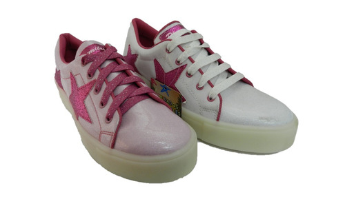 Zapatillas Plumita's C/glitter Luz Cargador Usb 2019