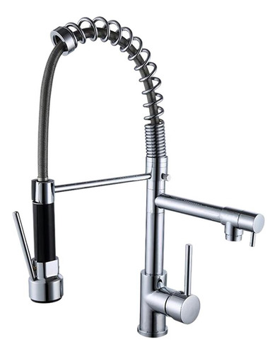 Grifo Mezclador De Lavabo Con Rociador De Electrochapado