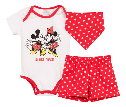 Ajuar De Nacimiento Disney Baby Set En Caja Minnie O Mickey