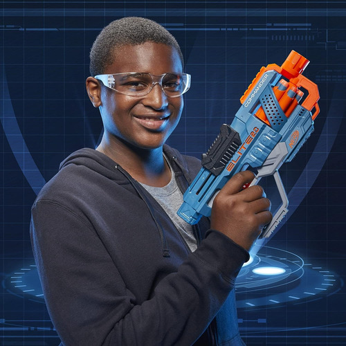 Lanzador Nerf Elite 2.0 Commander Rd 6 ,con 12 Dardos