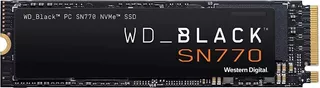 Disco SSD Wd Black 250gb Sn770 Nvme 4000 Mbps Cor preta