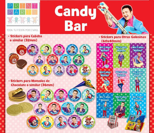 Topa Kit Imprimible Personalizado Con Candy Bar