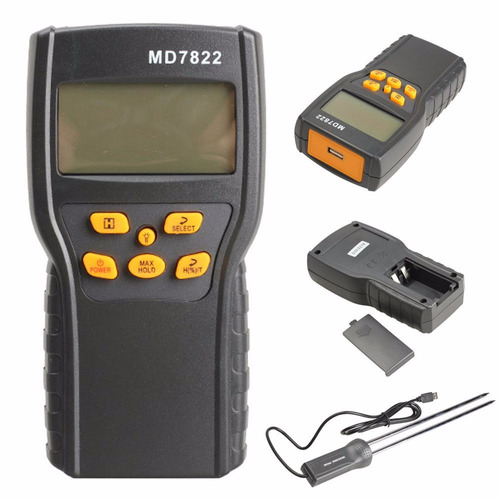 Medidor Temperatura De Granos Humedad Md7822 Meter Tester