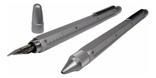 Pluma + Portaminas Monteverde Tool Pen Silver