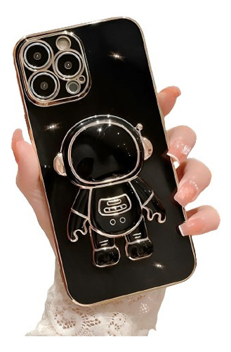Funda Para iPhone 15 Pro 6d Con Soporte De Astronauta - B