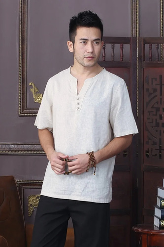 Camisa De Kung-fu Para Hombre Shirt Tradition, Pantalones Co