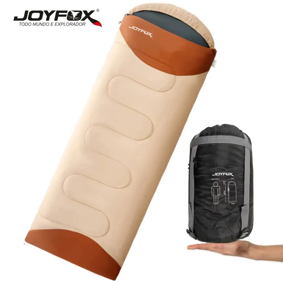 Saco de Dormir Individual Joyfox Térmico e Impermeável com de Compressão