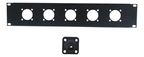 Painel Régua Padrão Rack 19 2u Para 5 Camlook 400amp 600v