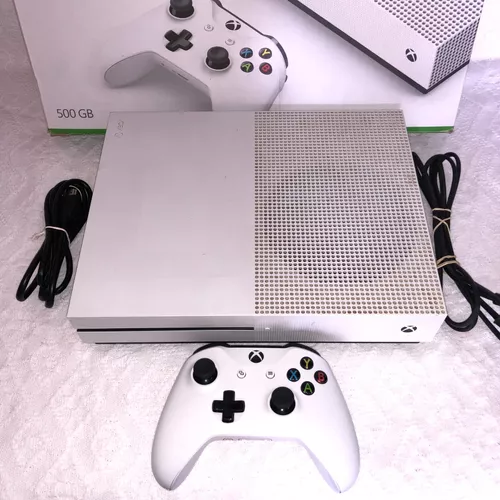 Xbox One S 4k Branco 500gb + 1 Controle + 1 Jogo - Valentes Games