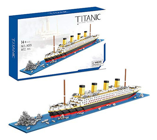 Set De Construcción Xiaodan Titanic Toys, Kit De Maquetas Pa