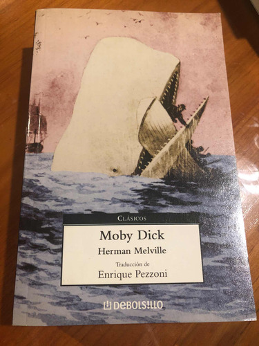 Libro Moby Dick Herman Melville Edición Debolsillo